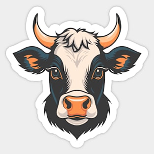 Cute Cow Sticker